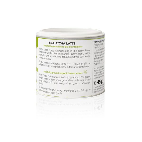 Bio HATCHA® Latte Pure 45g