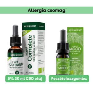 Allergia csomag - 5% 30ml CBD+pecsétviaszgomba kivonat
