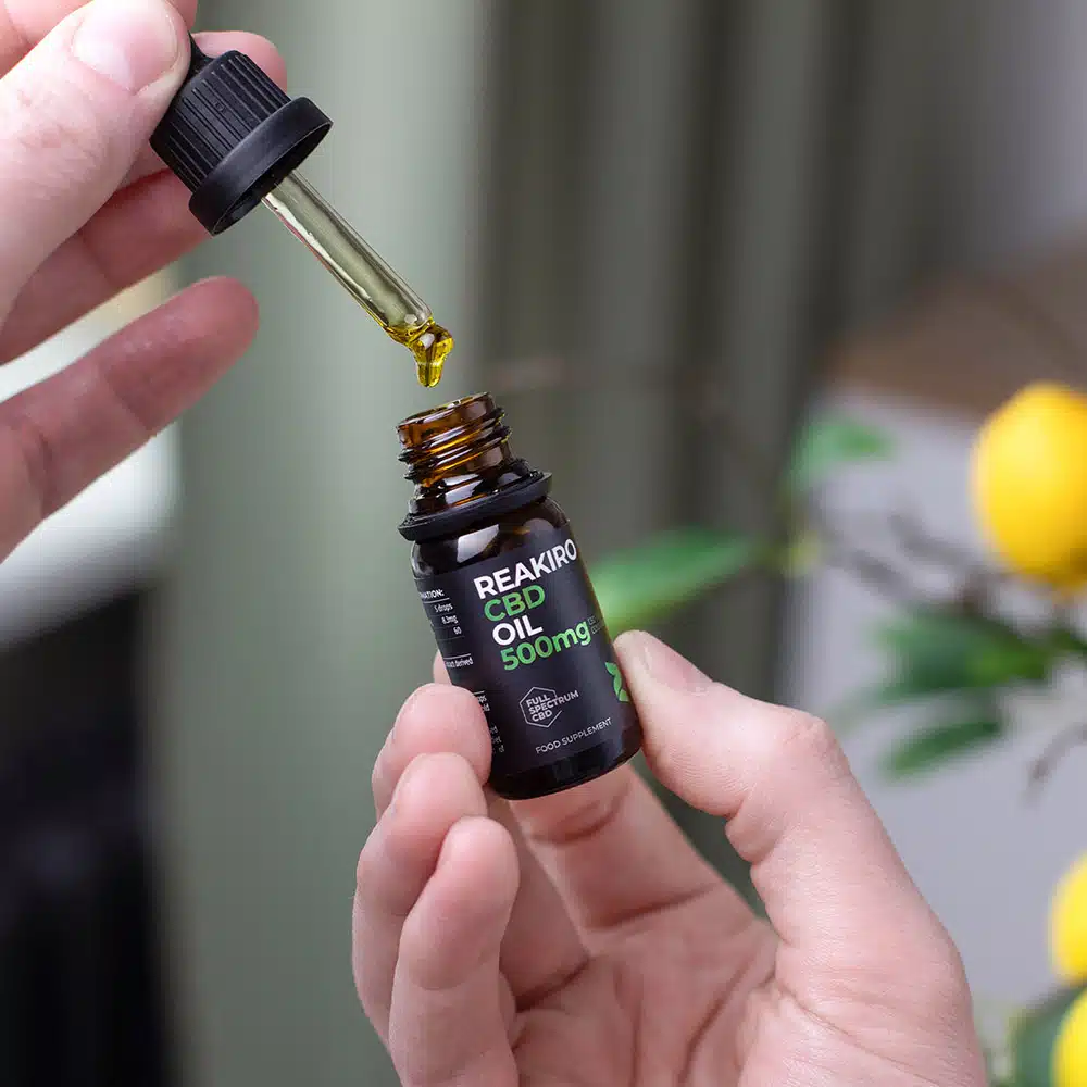 Reakiro 5% teljes spektrumú CBD olaj – 500 mg, 10 ml - Image 3