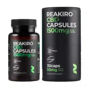 Reakiro CBD kapszula 1500 mg, 30 db – 50 mg/kapsz