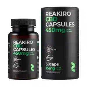 Reakiro CBD kapszula 450 mg, 30 db – 15mg/kapsz