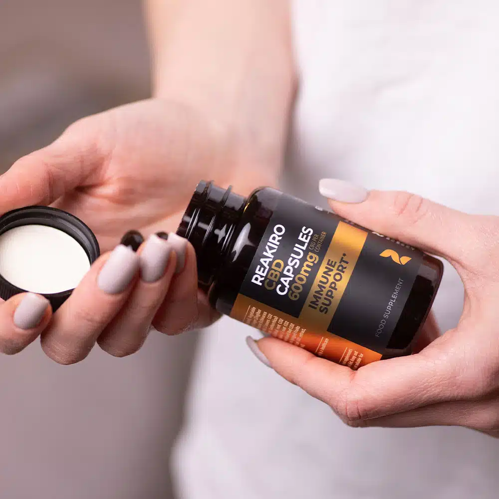 Reakiro CBD kapszula Immune Support, 600 mg, 60 db - Image 4