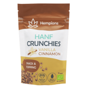 Hempions Crunchies – ropogós kendermag vanília-fahéj ízben