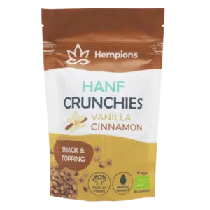 Hempions Crunchies – ropogós kendermag vanília-fahéj ízben