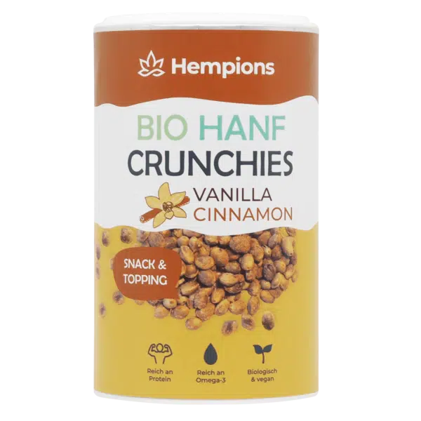 Hempions Crunchies – ropogós kendermag vanília-fahéj ízben - Image 2