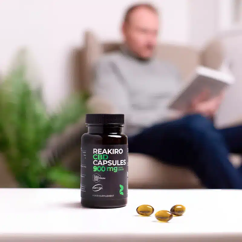 Reakiro CBD kapszula 900 mg, 60 db – 15mg/kapsz - Image 2