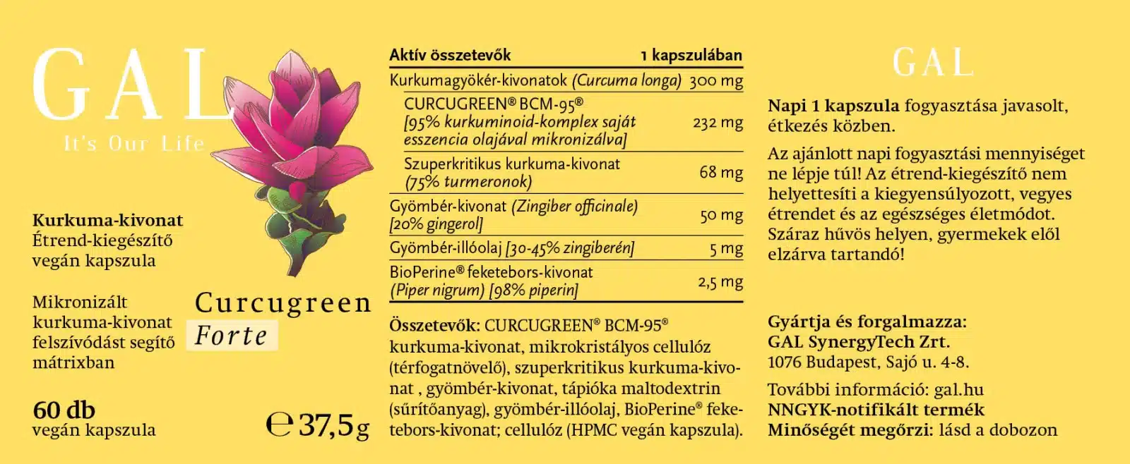 Gal curcugreen forte