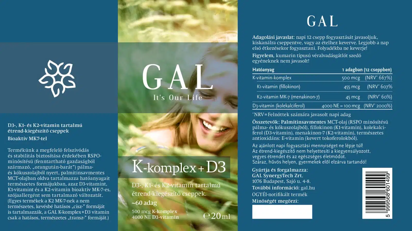GAL K-komplex + D3 vitamin - Image 3