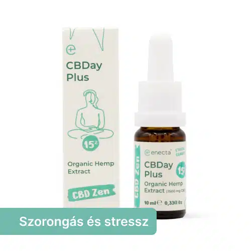 Enecta CBDay Plus 15% 10ml / CBD olaj szorongásra (1500mg)