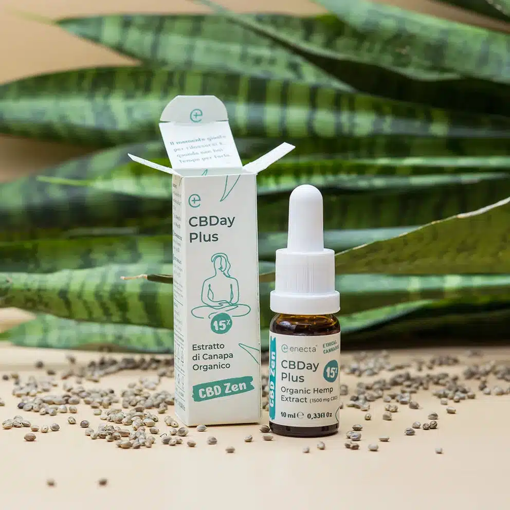 Enecta CBDay Plus 15% 10ml / CBD olaj szorongásra (1500mg)