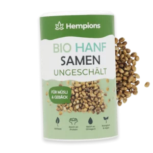 Hempions hántolatlan kendermag