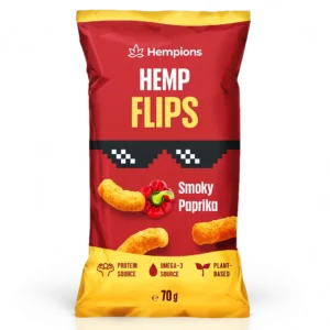 Hempions Hemp flips smoky fustos paprika izu snack