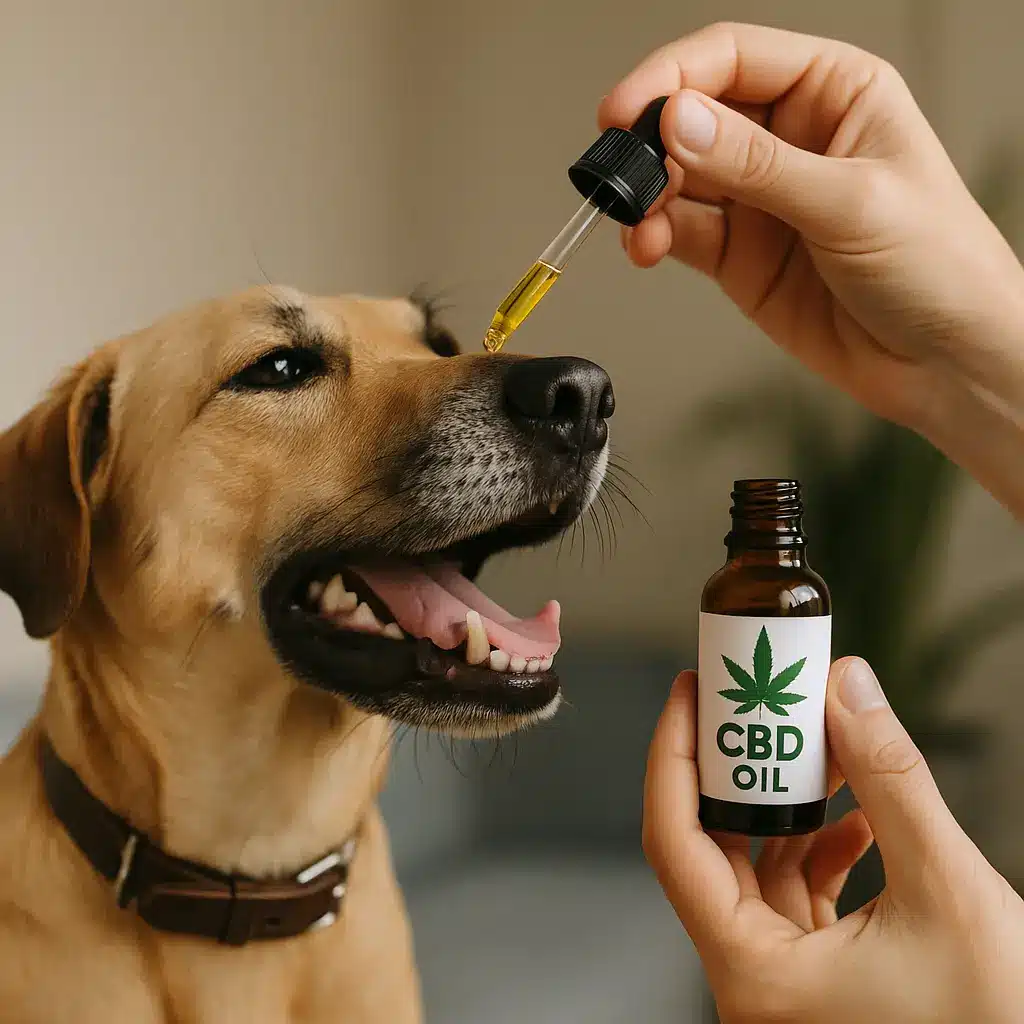 CBD olaj kutyáknak – természetes támogatás szorongás, ízületi fájdalom és gyulladás ellen.