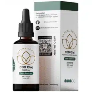 Natura Donum CBD olaj (30%) 3000 mg Teljes spektrumú MCT olajjal